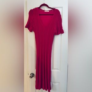 Etcetera Women Electric Pink Cocktail Dress (XL)